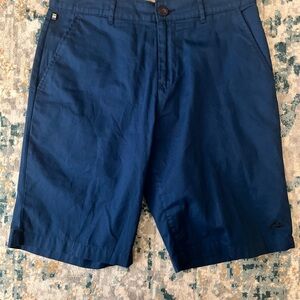 Rusty Men's Deep Navy Flat-Front Casual Shorts